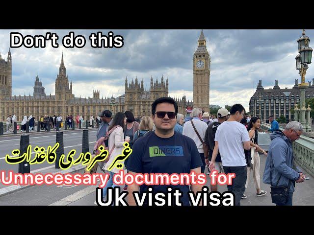 Uk visit visa documents checklist |  Avoid unnecessary documents | Important points