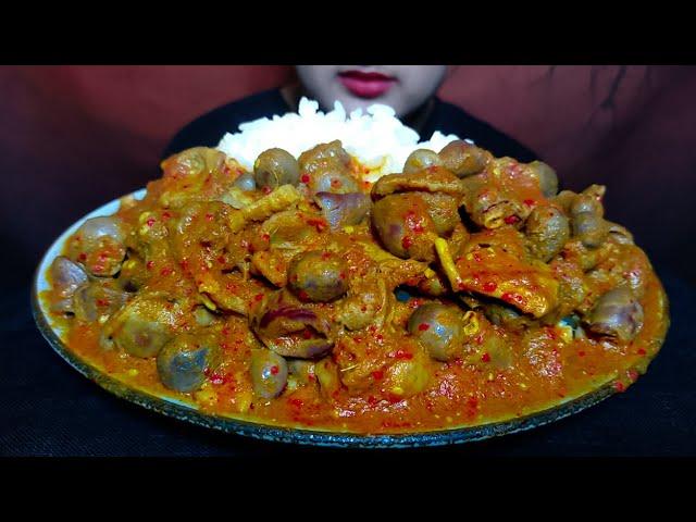 Spicy Chicken Heart Mukbang | Ripa Eats