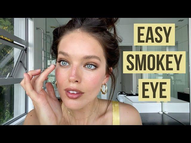 Natural + Easy Brown Smokey Eye Makeup Tutorial | Emily DiDonato