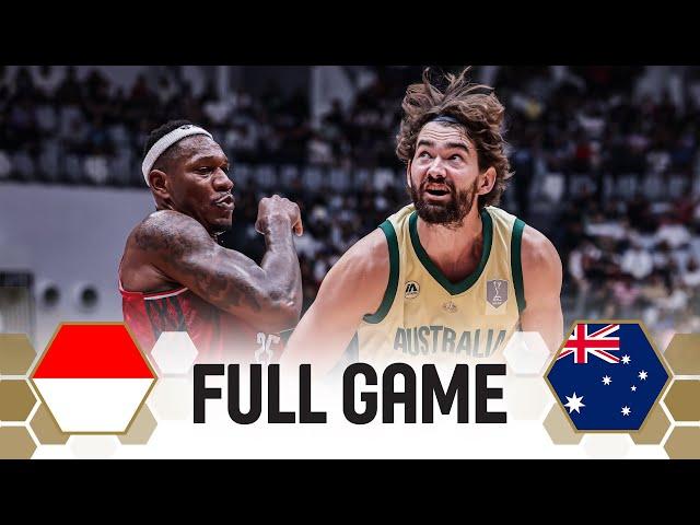 Indonesia v Australia | Full Basketball Game | FIBA Asia Cup 2025 Qualifiers