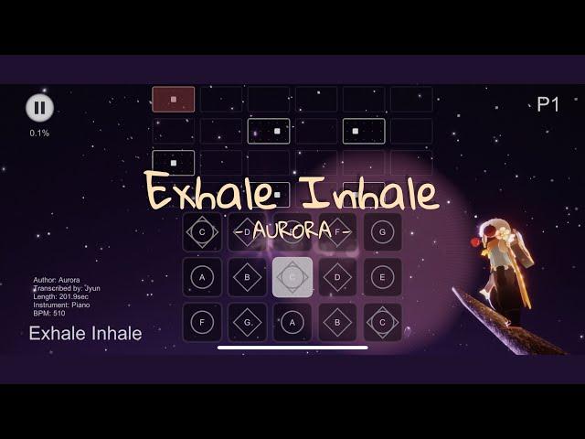 【光遇Sky Studio琴譜】 〖AURORA〗Exhale Inhale