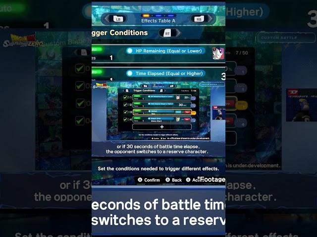 Adjust Battle & Victory Conditions in Sparking Zero! CUSTOM BATTLES ️