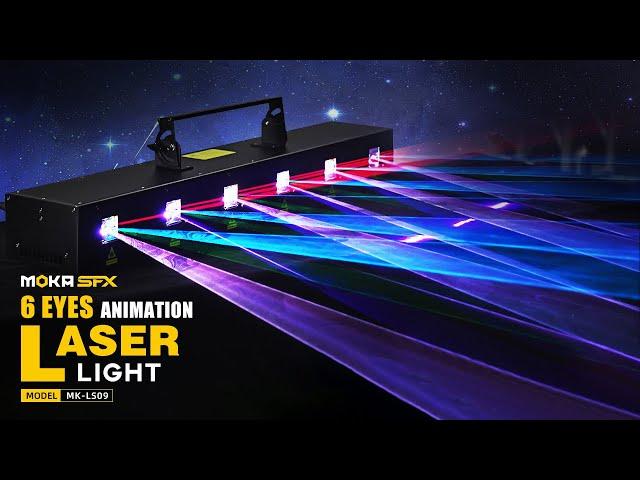 MOKA SFX 6 Eye Full Color Animation Laser Lights | Lazer Lights