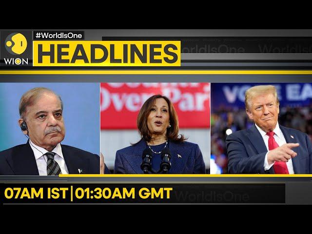 Public Protests Outside Netanyahu's House | Harris, Trump Turn Up Election Heat | WION Headline