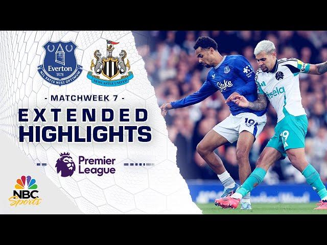 Everton v. Newcastle United | PREMIER LEAGUE HIGHLIGHTS | 10/5/2024 | NBC Sports