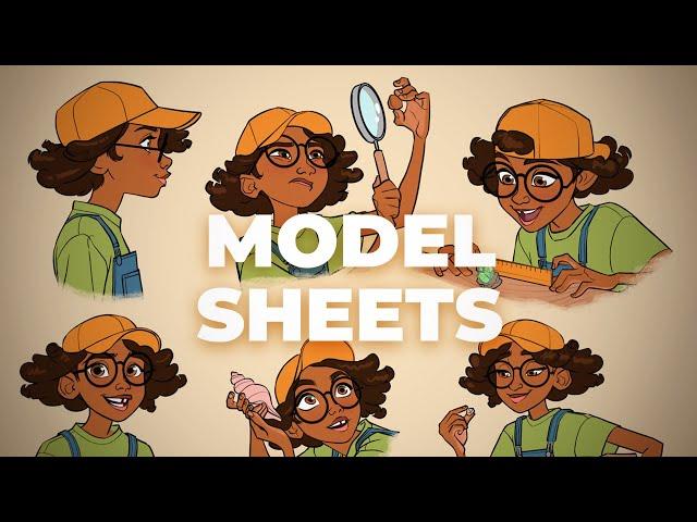 How PRO ANIMATORS make MODEL SHEETS