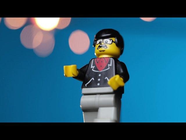 Lego figures get electric shock - LEGO Animation film - High Voltage - electric power!