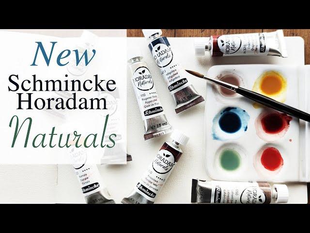 Swatching the NEW Schmincke Horadam Naturals! 