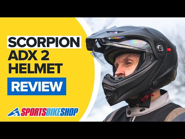 Scorpion ADX 2 flipfront adventure helmet review - Sportsbikeshop