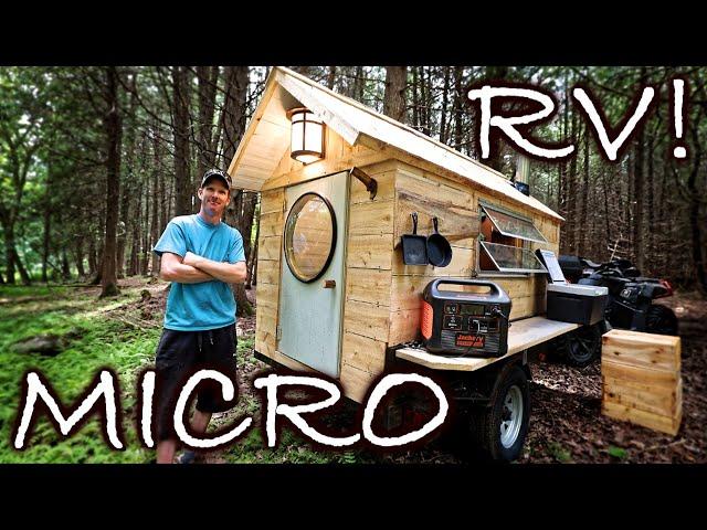 Building Tiny MICRO 32 sq ft. LUXURY RV Camper - "The Glamper!" VS. @FowlersMakeryandMischief