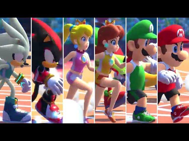 Mario & Sonic at the Olympic Games Tokyo 2020 - 110m Hurdles (All Characters)