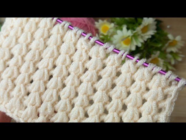  gorgeous  you will love this!! Very very easy tunisian crochet design model 