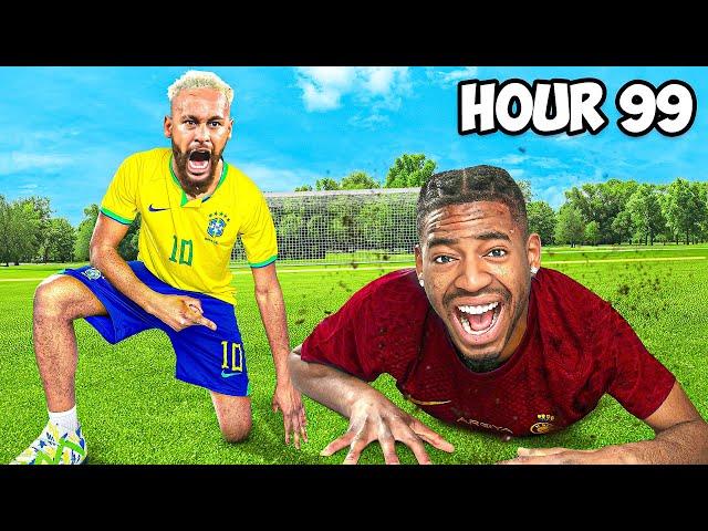 Pro Footballers Set Me Football Challenges!