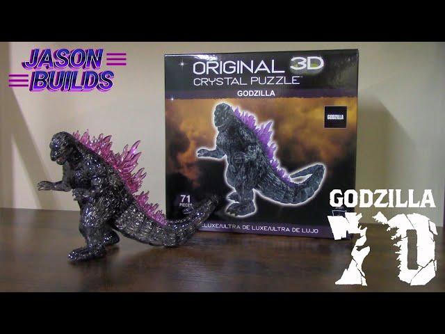 Godzilla 3D Crystal Puzzle Build & Review | Jason Builds