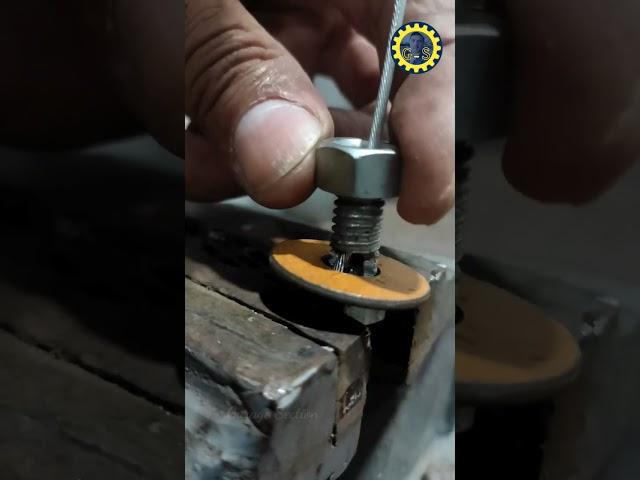 Wire rope holding technique #shorts @GARAGE SECTION