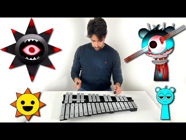 Incredibox Sprunki PHASE 10 VS PHASE 1 on real instruments