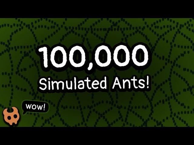 How I Simulated 100,000 Ants for my indie game