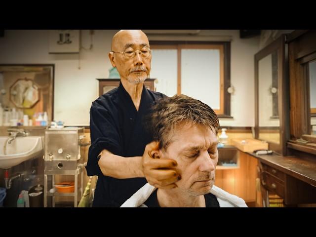  Relaxing Japanese Barber Artistry In 1920s Yamaguchi Barbershop: Haircut, Hair Wash & Head Massage