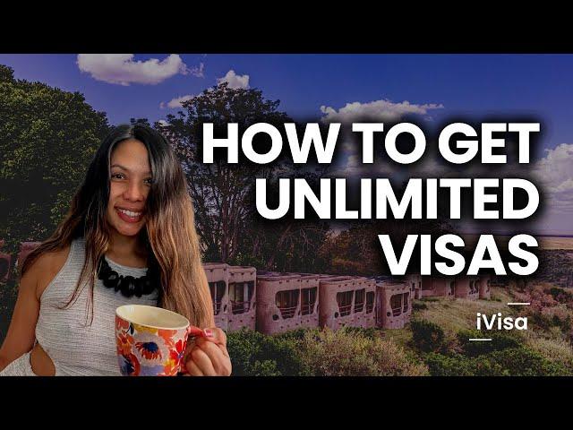 How to get (unlimited) visas to travel the world #ivisa #travelhacks