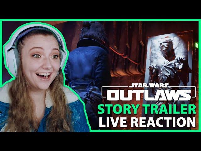 THIS IS SO COOL! | Star Wars Outlaws | Official Story Trailer | LIVE REACTION!