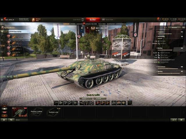 World of Tanks CZ (216.díl) - WZ-120-1 FT