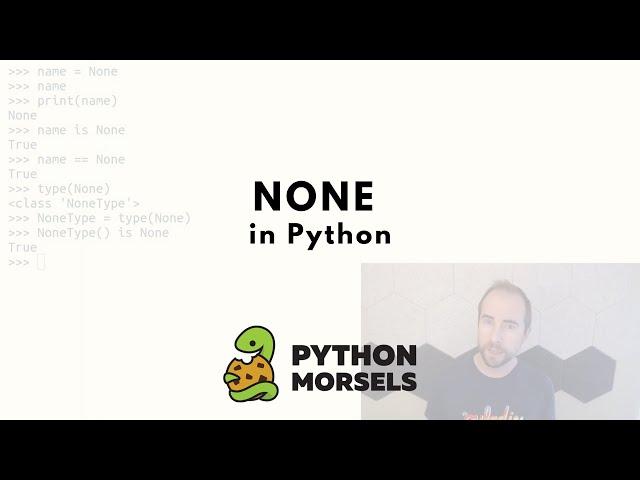 "None" in Python