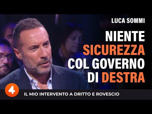 Niente sicurezza col Governo di destra