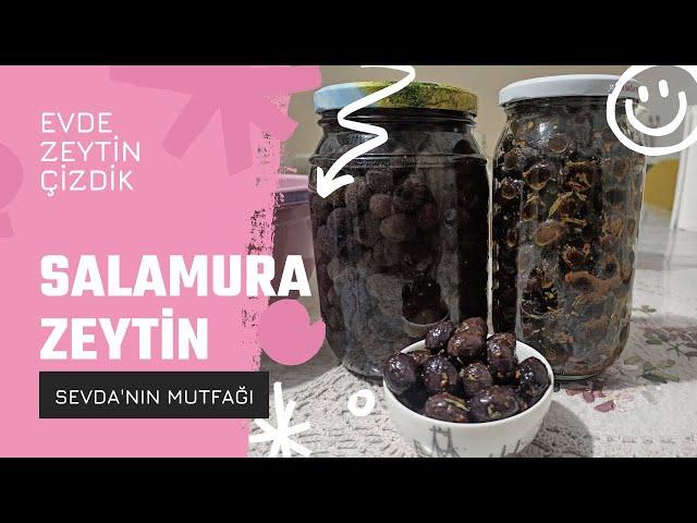 Çizme Siyah Zeytin Kolay Salamura Kurulumu, 15 Günde Tatlandı