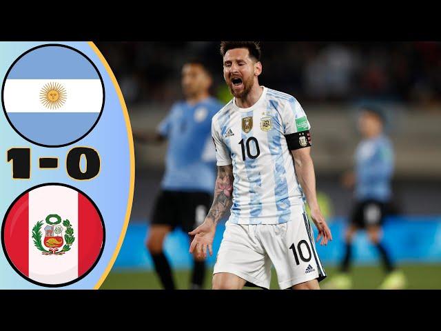 Football Match | Argentina vs Peru 1-0  • Highlights and All Goals 2024