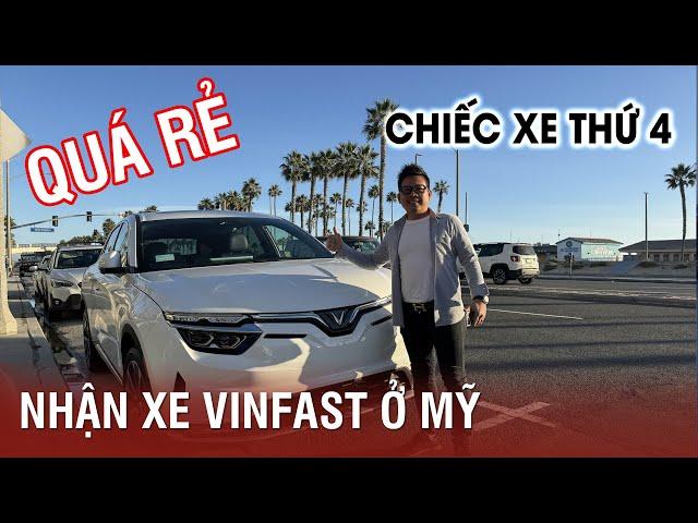 Cùng anh Andrew Lê đi nhận chiếc xe Vinfast VF8 thứ 4