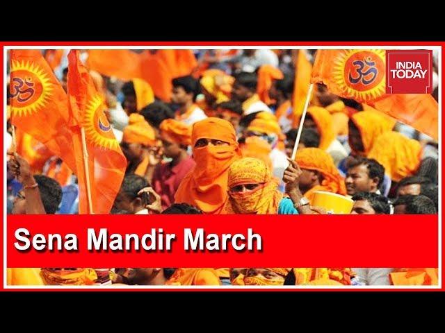 Shiv Sena, VHP Lead Saffron Surge In Ayodhya; Temple Town Turns Fortress