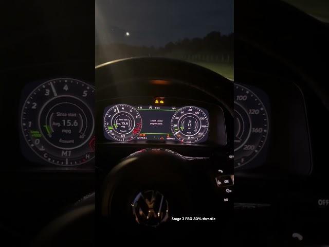 2018 Golf R Mk 7.5R Stage 2 FBO SMALL LAUNCH