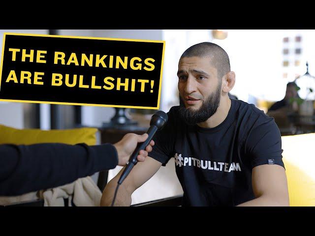 Khamzat Chimaev says the Rankings are Bullsh*t and Reveals Date for Next Fight