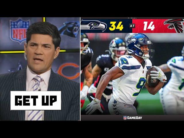 GET UP | Don't sleep on Seahawks - Tedy Bruschi on Geno Smith shines to beat Falcons 34-14 Week 7