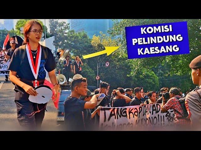 DETIK2 MAHASISWA GMNI SERBU "KPK" KOMISI PELINDUNG KAESANG