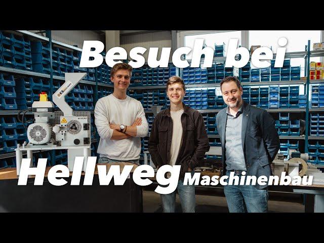 Besuch bei Hellweg Maschinenbau | Perfektes Granulat mit dem QiTech Shredder