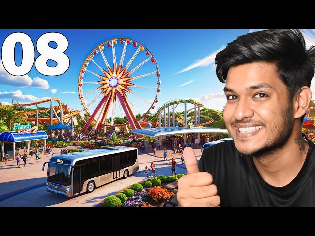 Planet Coaster 2 ▶ Building New Star Wheel + Bus Station Part 8