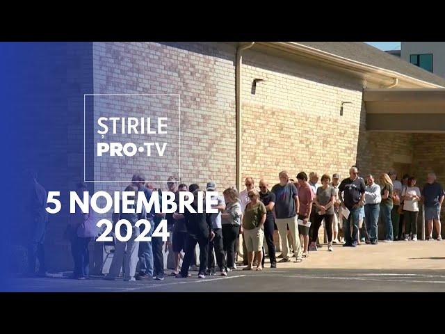 Știrile PRO TV - 5 Noiembrie 2024