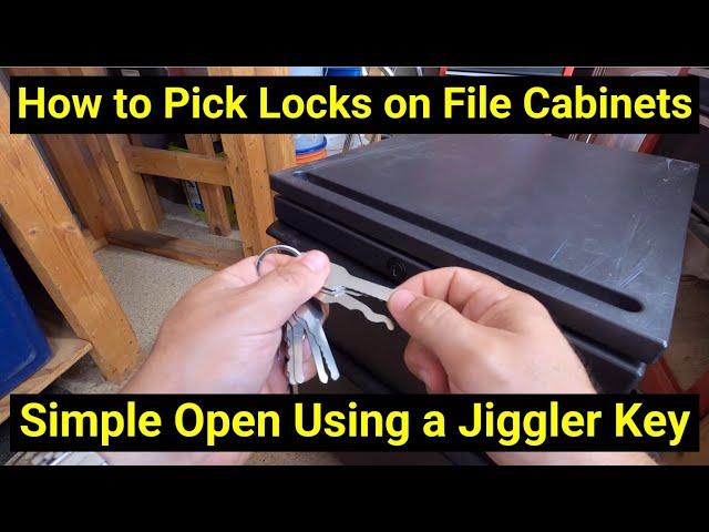 Lock Picking ● Pick Open Office File Cabinet in Less than 1 Minute Using a Jiggler Key