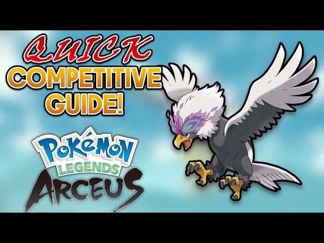 Let's Examine Hisuian Braviary! Competitive Guide In 60 Seconds Or Less!