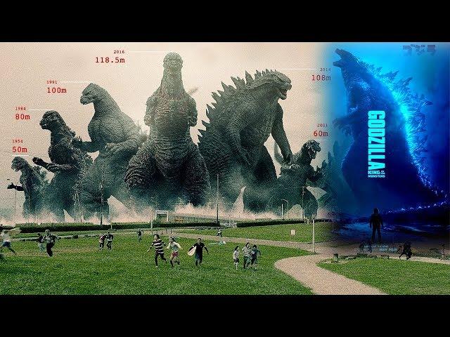 How Big Is Godzilla in King of the Monsters? Godzilla Size Comparisons