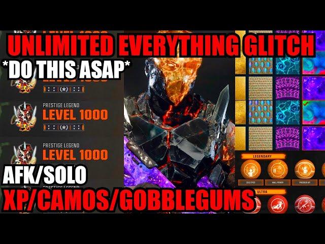 *USE ASAP* UNLIMITED EVERYTHING GLITCH BO6! XP/CAMOS/GOBBLEGUMS! BO6 GLITCHES! BO6 ZOMBIES GLITCH!