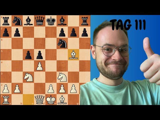 Ich spiele jeden Tag Schach bis 2200 ELO - Tag 111