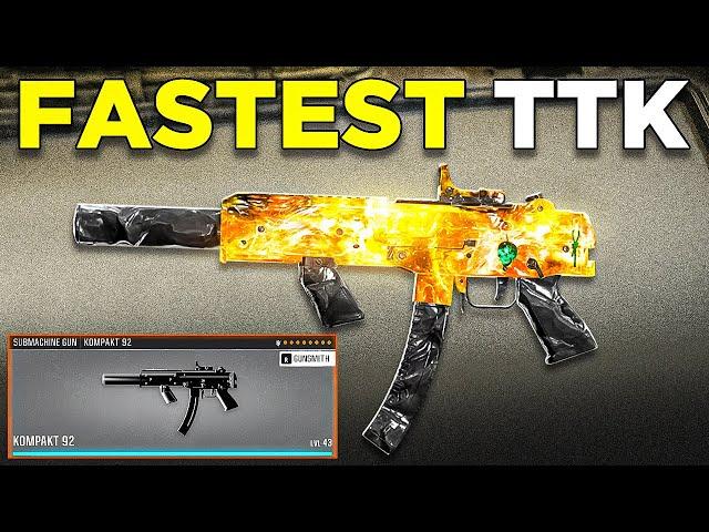 now FASTEST KILLING SMG in BLACK OPS 6!  (Best KOMPAKT 92 Class Setup) Bo6 / Warzone