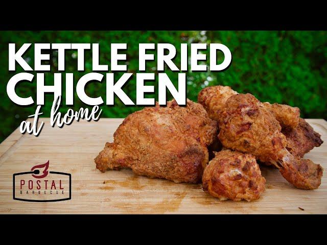 Kettle Fried Chicken Recipe - How To Make Crispy Chicken on the BBQ