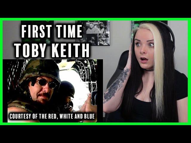 FIRST TIME listening to TOBY KEITH - Courtesy Of The Red, White And Blue REACTION