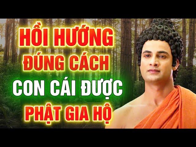 HỒI HƯỚNG ĐÚNG CÁCH - CON CÁI ĐƯỢC PHẬT GIA HỘ - HỒI HƯỚNG SAU NIỆM PHẬT SAO CHO ĐÚNG NÊN NGHE 1 LẦN