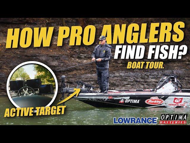 Discover How Pro Anglers Locate Fish: A Look Inside Edwin Evers' Boat And Active Target System!