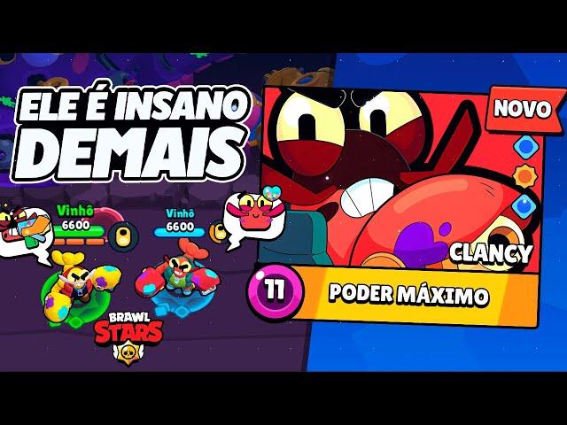 28K DE DANO em 1 SUPER! JOGUEI COM O CLANCY e ELE ESTÁ UM ABSURDO! BRAWL STARS