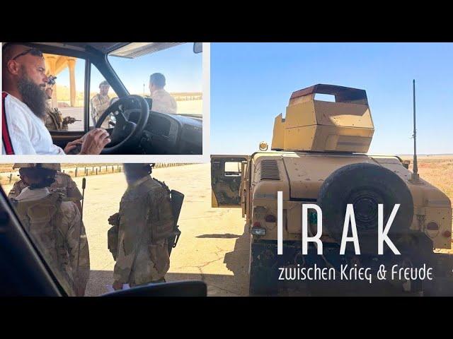 Mit Militäreskorte nach Bagdad. | Wir fahren in den Irak. 